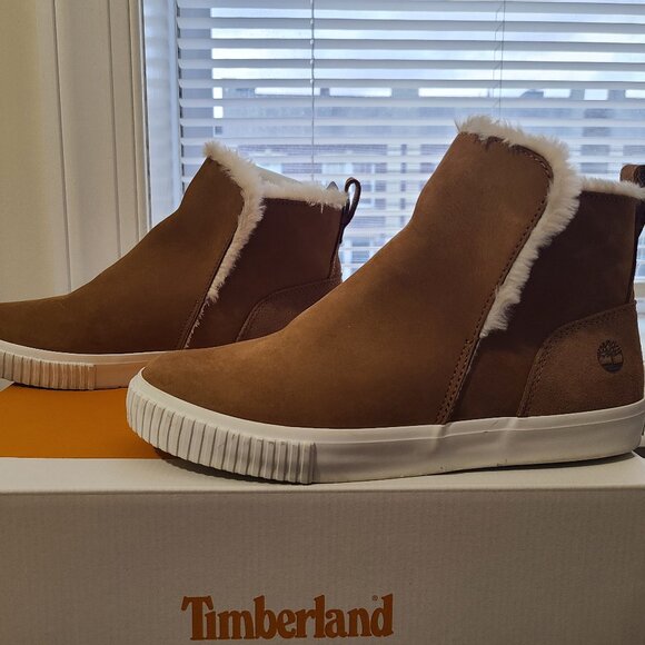 Skyla Bay Pull On Boot Medium Brown Nubuck 8.5 - Picture 3 of 7